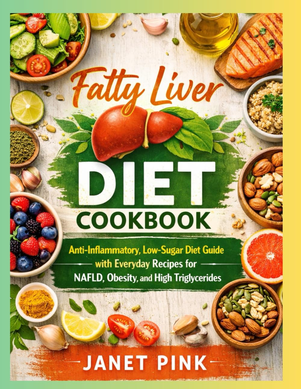 Fatty Liver Diet Cookbook: Anti-Inflammatory, Low-Sugar Diet Guide with Everyday Recipes for NAFLD, Obesity, and High Triglycerides