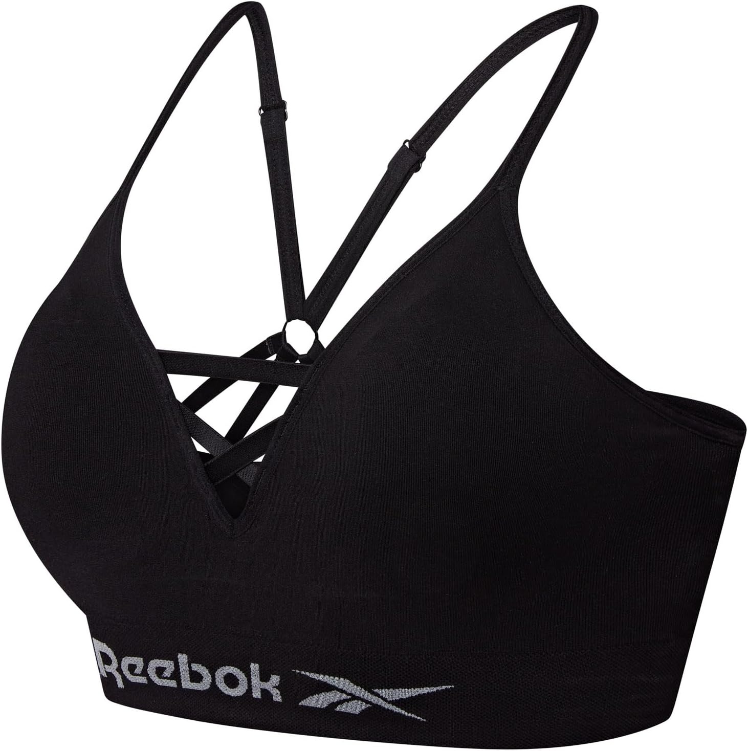Womens Seamless Sports Bra | Women's Sports Bras with Halter Neck Design | High Support, Non Wired and Comfortable Bra Available in 4 Size | Black, Grey Or White