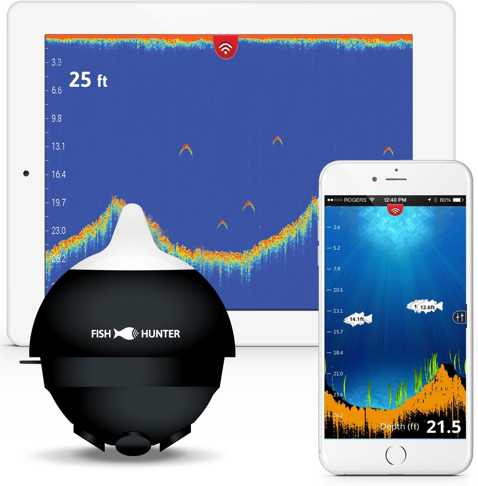 FishHunter PRO - World's Fastest Portable Wireless Fish Finder