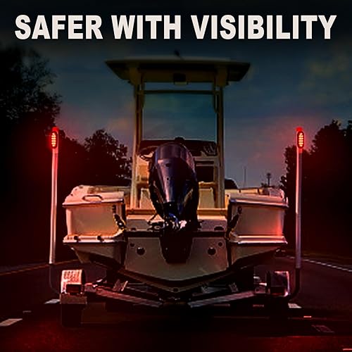 Miniatura 6 de Luces de guía de remolque de barco, IP67, impermeable, guía de remolque de barco, luz de poste para guía en poste sellado, sumergible, señal de