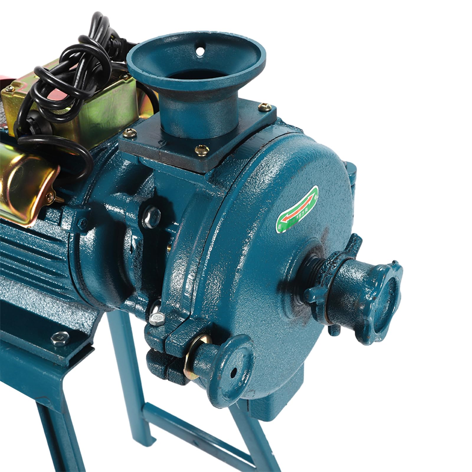 Molinillo de cereales 2200 W,220 V,molinillo de cereales eléctrico, molinillo de maíz comercial con tolva, molinillo de maíz de arroz, cereales de maíz, café, trigo, molinillo de harina