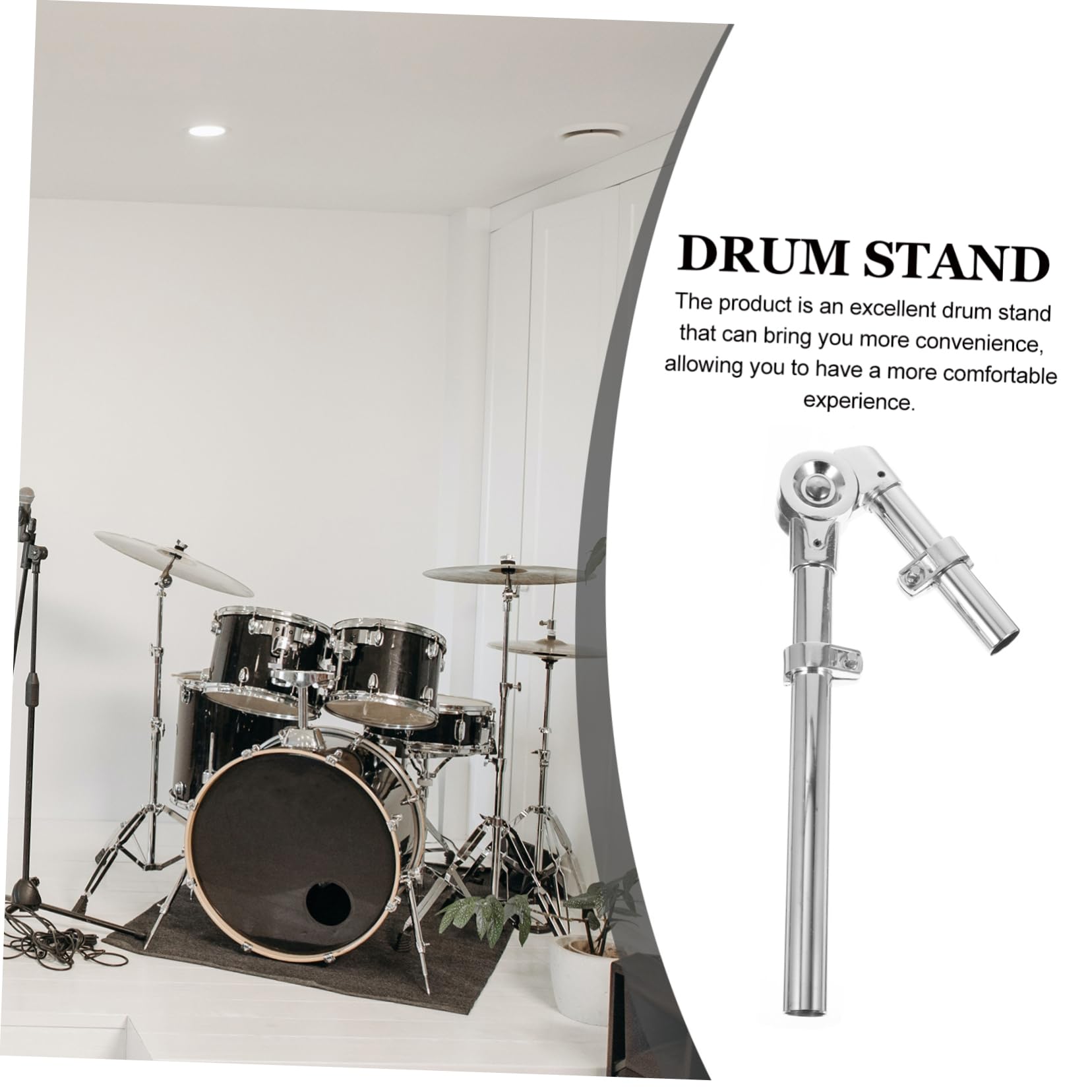 Toyvian Soporte Para Tom Soporte Para Instrumento De Percusión Fácil De Instalar Alta Estabilidad
