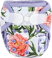 Vista 12 de Pañal para recién nacido con broche y bucle, alpaca azul, talla 1