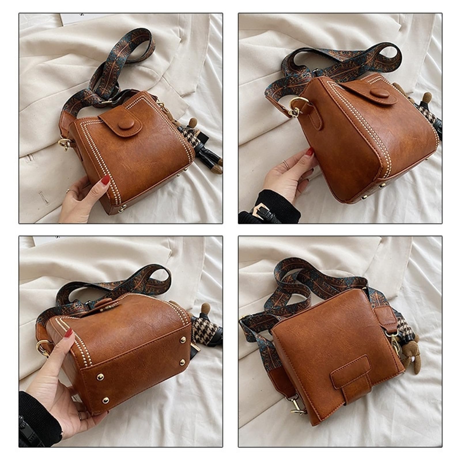 Borsa A Tracolla da Donna Secchiello Elegante E Versatile Piccola-Verde