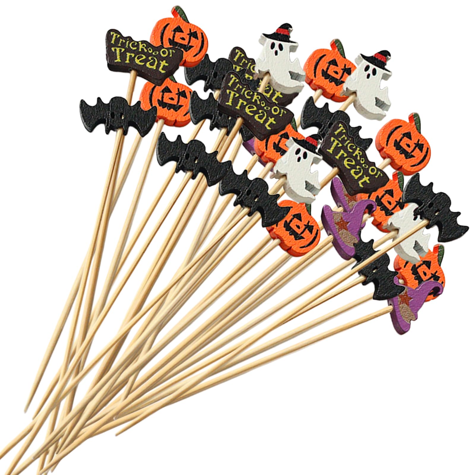 Amazon | ハロウィン カクテルピック 約100本セット 12cm おしゃれ