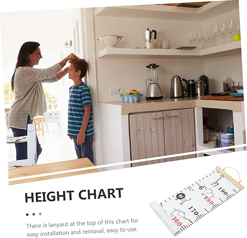 Miniatura 4 de Tofficu Dibujos animados decorativos Tabla de crecimiento para colgar altura regla de pared Tabla de altura Tabla de altura para regla de altura