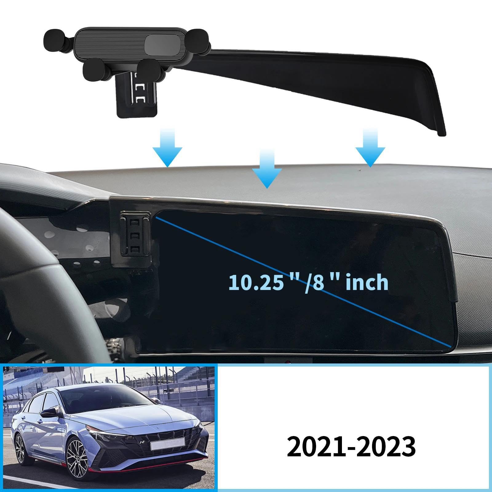 Uchwyt Samochodowy na Telefon dla Hyundai Elantra Avante 2021-2023, uchwyt samochodowy na telefon komórkowy, stojak na nawigację GPS (ładowanie)