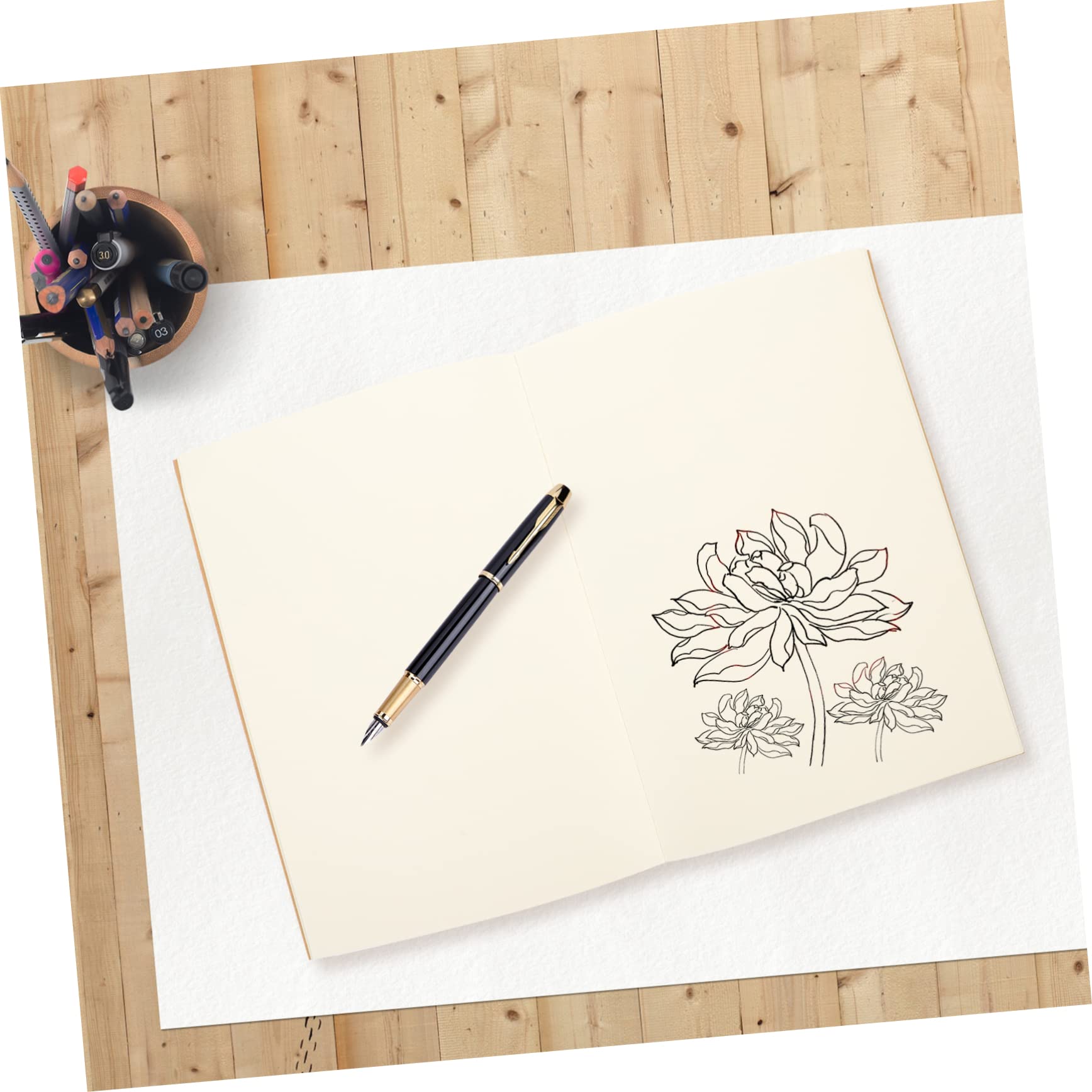 jojofuny 2 Set Quaderni Da Schizzo Portatili Senza Righe Taccuini Per Disegno Compatti E Pratici Carta Bianca Di Qualità Per Artisti E Studenti Per Schizzi E Mappe Mentali 5 Pezzi * 2