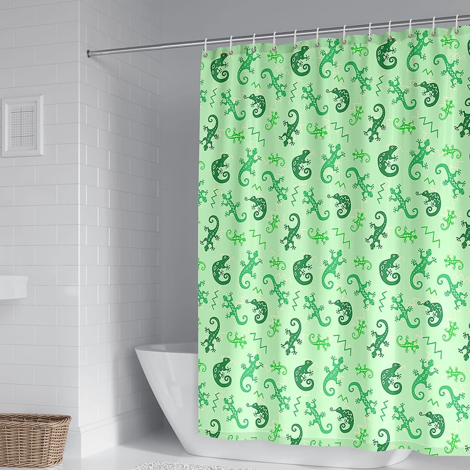 Rideau de douche anti moisissure 180x200 pour une étanchéité parfaite en polyester