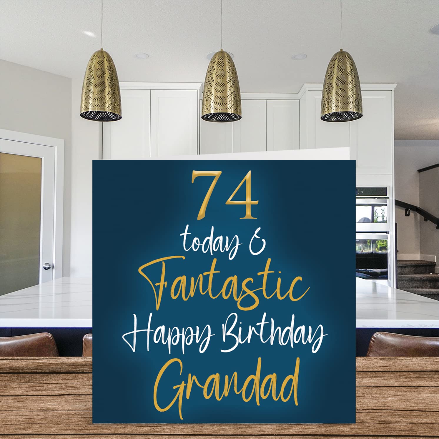 Fantastiques Cartes D'anniversaire 74 Ans Pour Grand-père