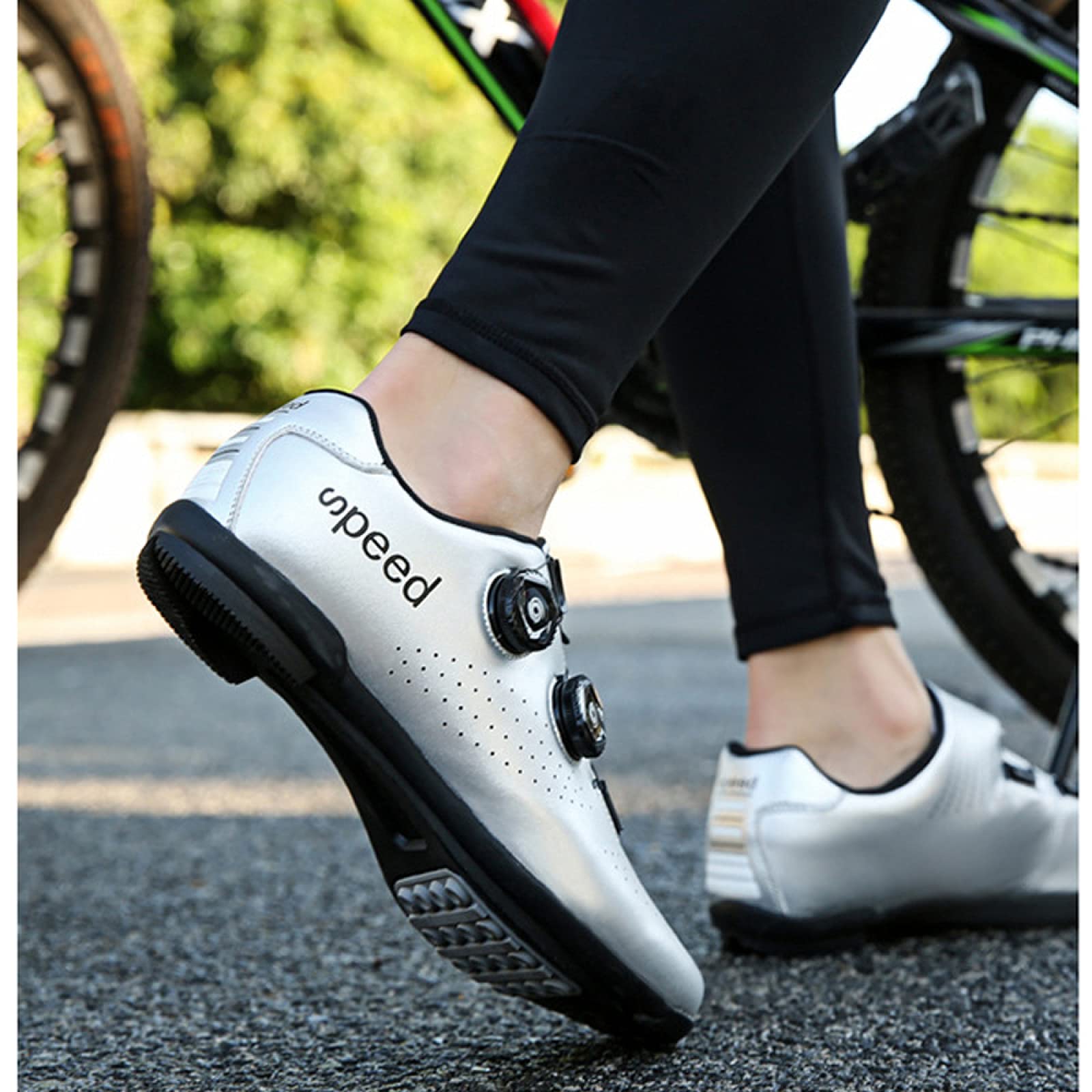 シューズ、自転車 Amazon.co.jp: Cycle Shoes, Men's Pro Road Bike Shoes Spin