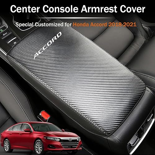 Miniatura 9 de LEXLEY Funda para reposabrazos para consola central, impermeable, antiarañazos, de cuero, para Honda Accord 2018, 2019, 2020, 2021, 2022, costuras