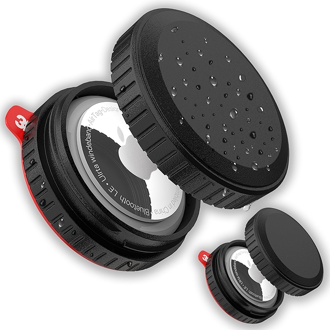 防水AirTag挂件，超强粘贴贴纸，适用于车、自行车、钱包等