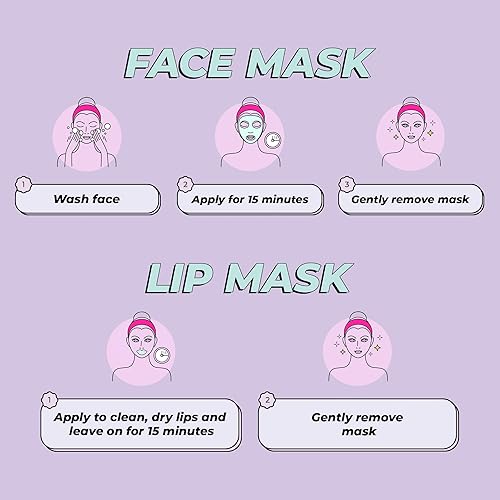 Miniatura 4 de Juego de regalo de máscara de labios y almohadillas de colágeno, lo mejor de labios y ojos, juego de 4 piezas, máscaras labiales regordetas y