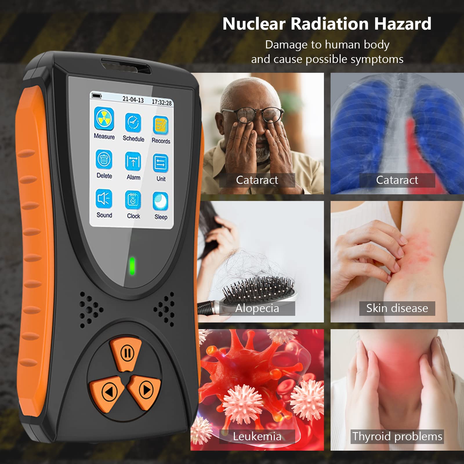 Amazon | AIOMEST 核放射線検出器ガイガー・ミュラーカウンター | 放射