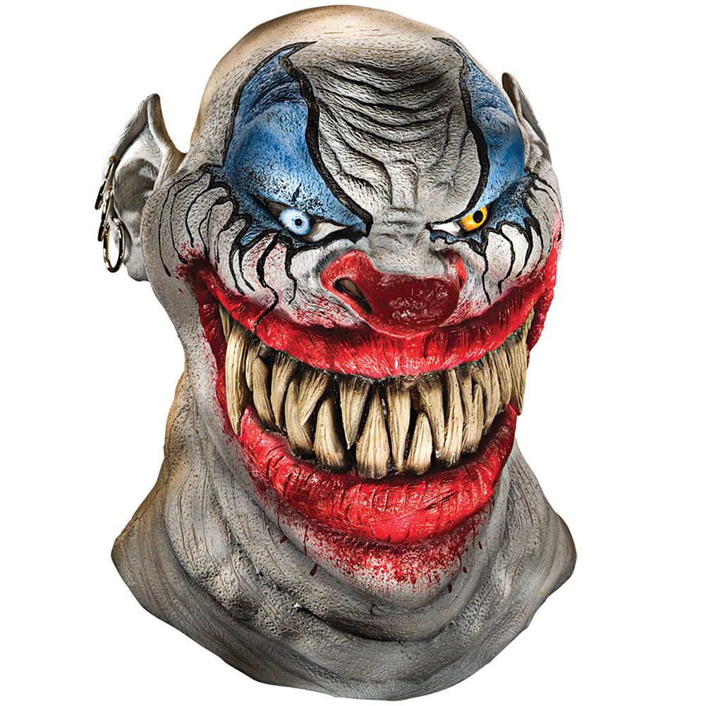 Foam Latex Mask, Deluxe Chopper The Clown