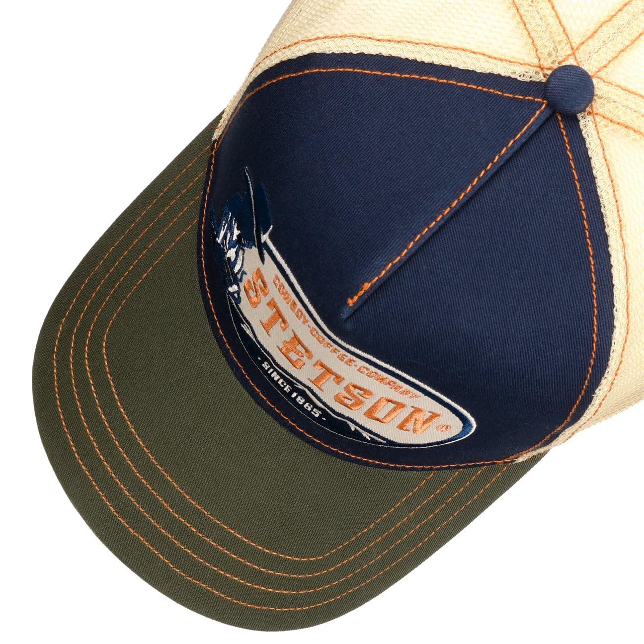 Stetson Cowboy Coffee Company Mens Womens Baseball Cap - 2