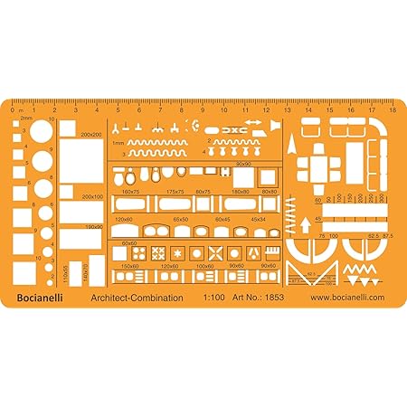 Praktische 7mm Schriftschablone - Ideal Für Technisches Zeichnen