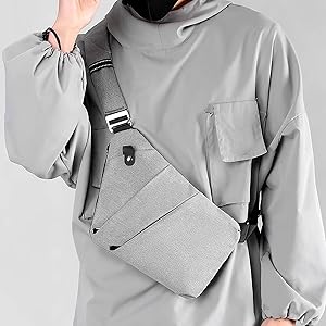 2024 NEW Anti Theft Travel Bag Slim Sling Bag Cross Body