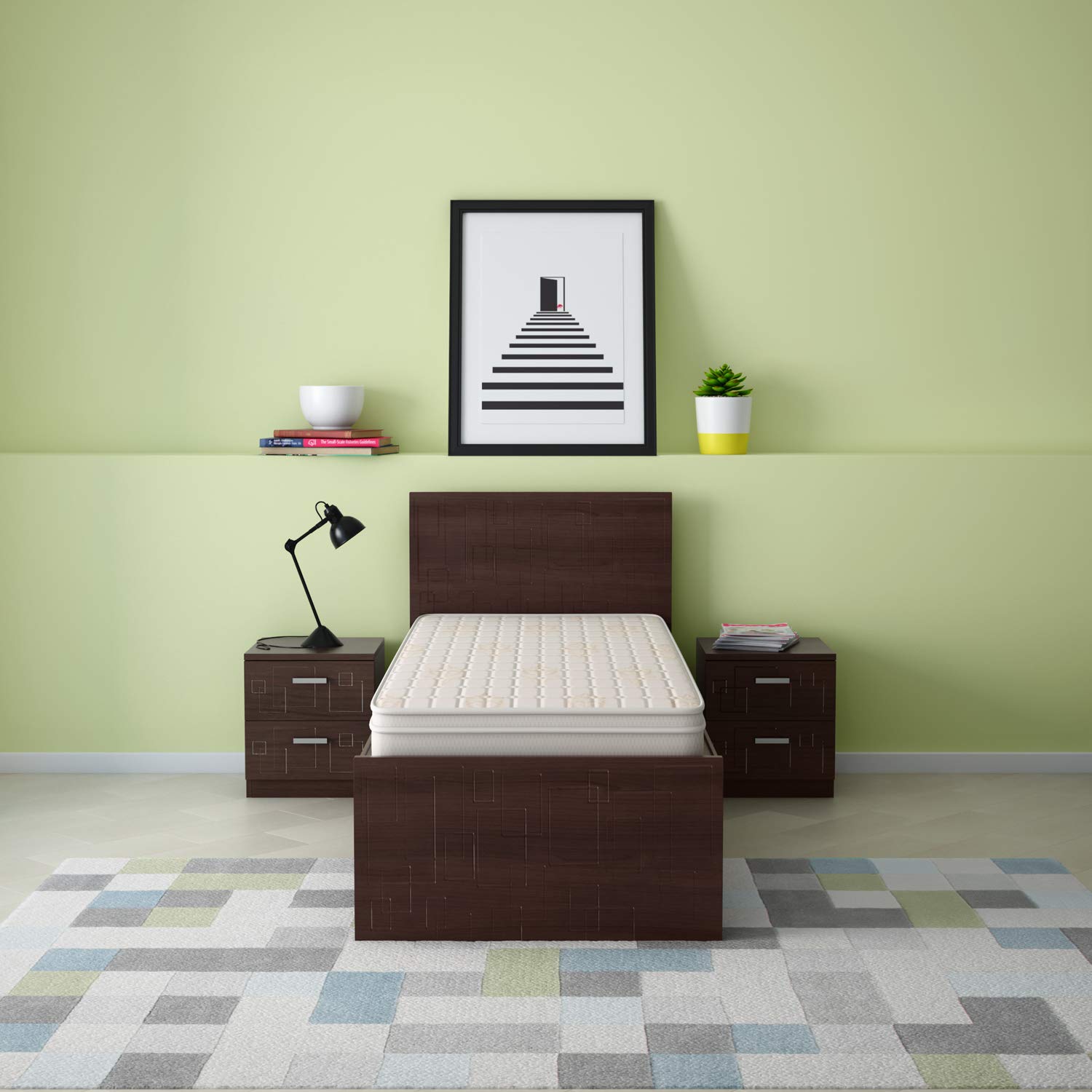 GODREJ INTERIO Nimbus Single Bed Spring Mattress (72 x 35 x 8 Inches