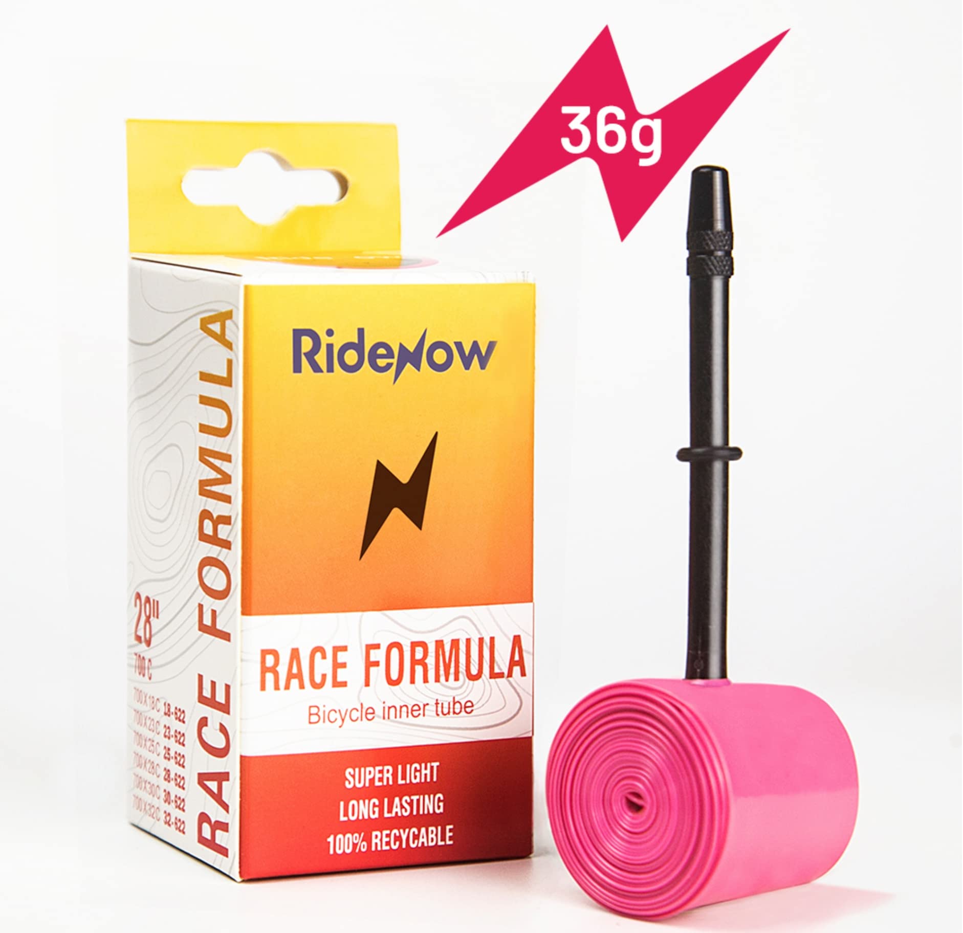 Amazon | Ridenow ウルトラライトウエイトチューブ 超軽量 36g 素材