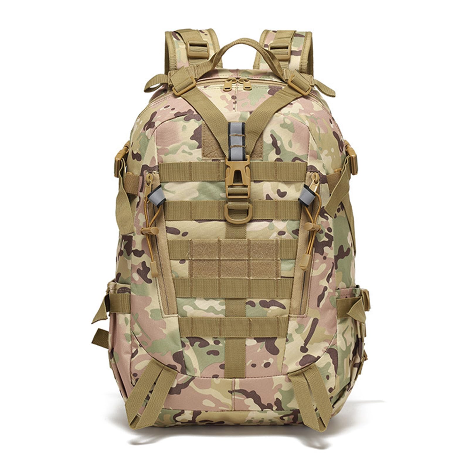 CINGHI LUSSO Military Backpack Mens 35L Backpack for Travelling Tactical Backpack Rucksack for Men School Bag Waterproof Backpack Survival Bag (Camouflage)