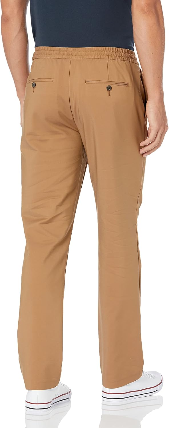 Goodthreads Men's Straight-Fit Modern Stretch Drawstring Pant