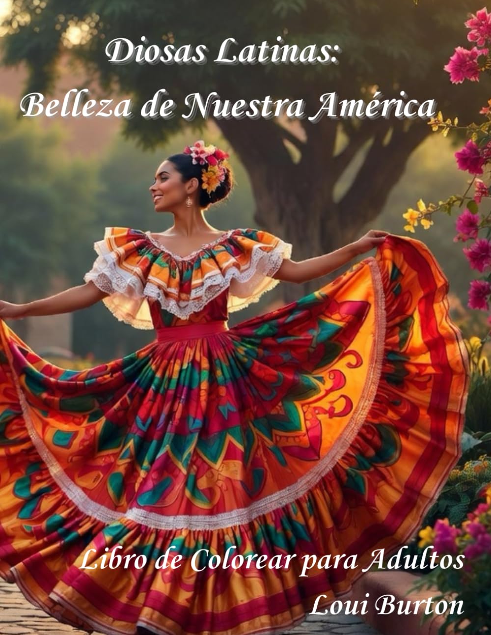 Diosas Latinas: Belleza de Nuestra América: Libro de Colorear para Adultos (Diosas del Mundo)