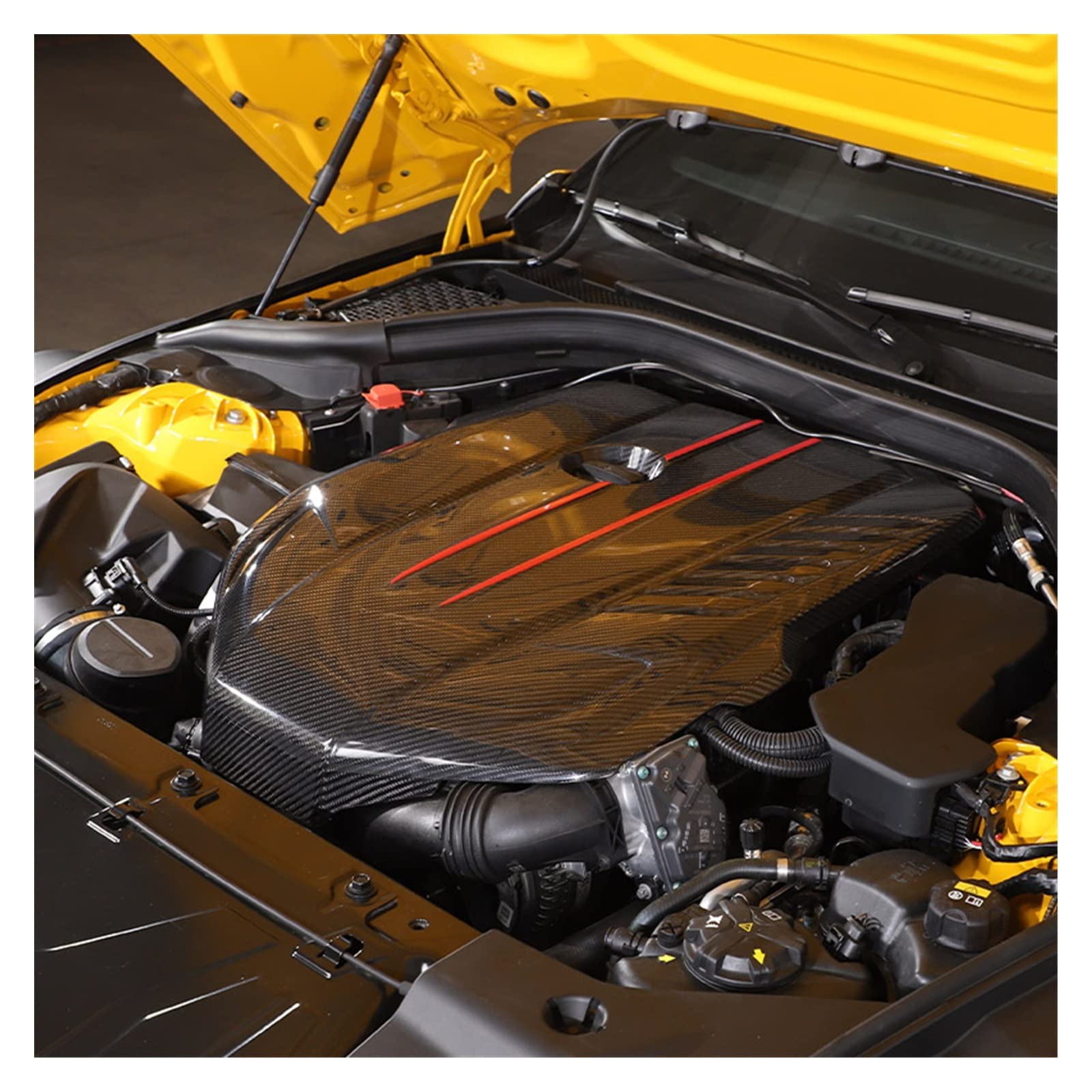 山　GRスープラ用「エンジンフードダクトカバー　& ドアミラー　フォージド 山様専用 GRスープラ用「エンジンフードダクトカバー