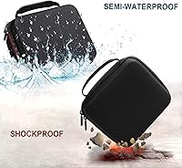 Vista 6 de LTGEM - Funda para Peltor Sport Tactical 100, 300 y 500, protector auditivo electrónico, bolsa de transporte protectora de almacenamiento duro