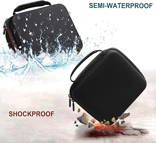 Miniatura 5 de LTGEM - Funda para Howard Leight Honeywell Impact Sport Amplificación de sonido electrónico para gafas Genesis Sharp-Shooter, color negro