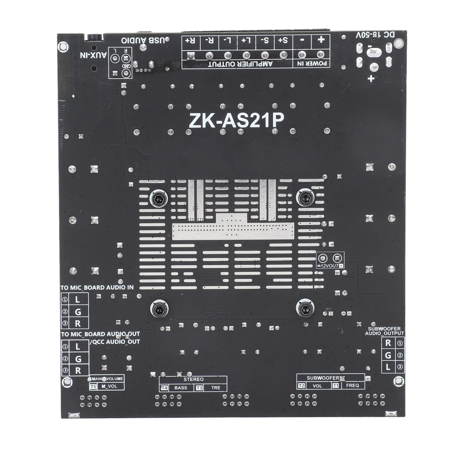 FTVOGUE Scheda Amplificatore Digitale, Materiale PCB, Audio Stereo 2x300 W con Guadagno Regolabile per Subwoofer, Ideale per l'home Theater e gli Appassionati di Musica