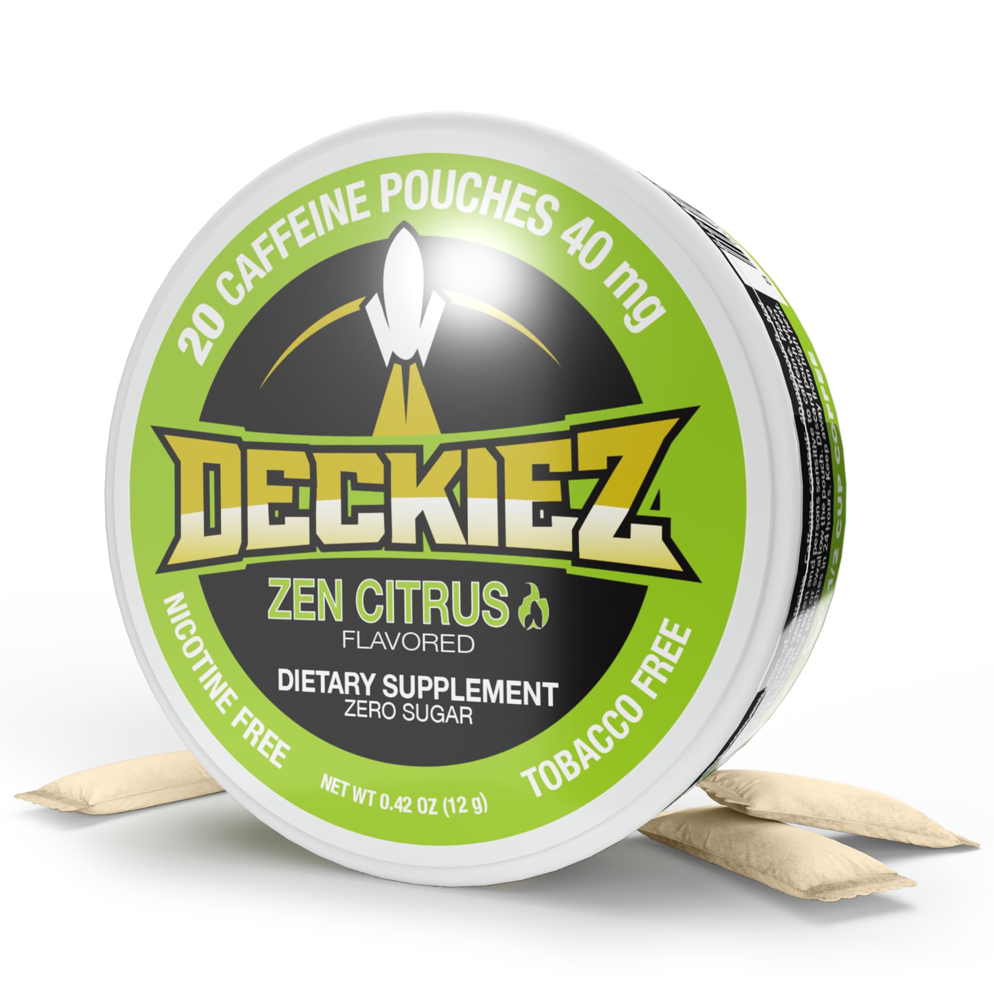 Amazon.com: Deckiez Caffeine Pouches, 1 Can-20 Pouches, 40mg