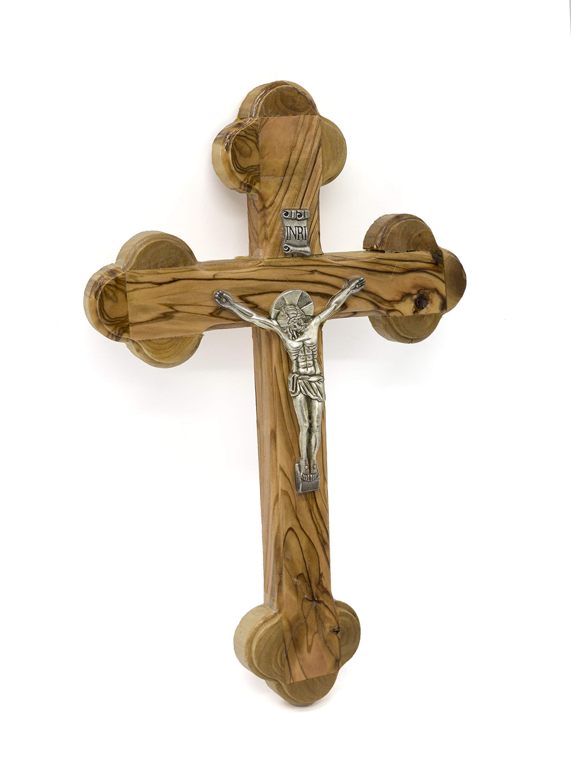 Blessings Cross Olive Wood Lord's Prayer Cross (11'' /28cm) by Spring Nahal from Holyland