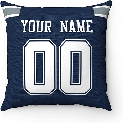 Miniatura 6 de ANTKING 2 paquetes de almohadas personalizadas con cualquier nombre y número para hombres, mujeres y niños