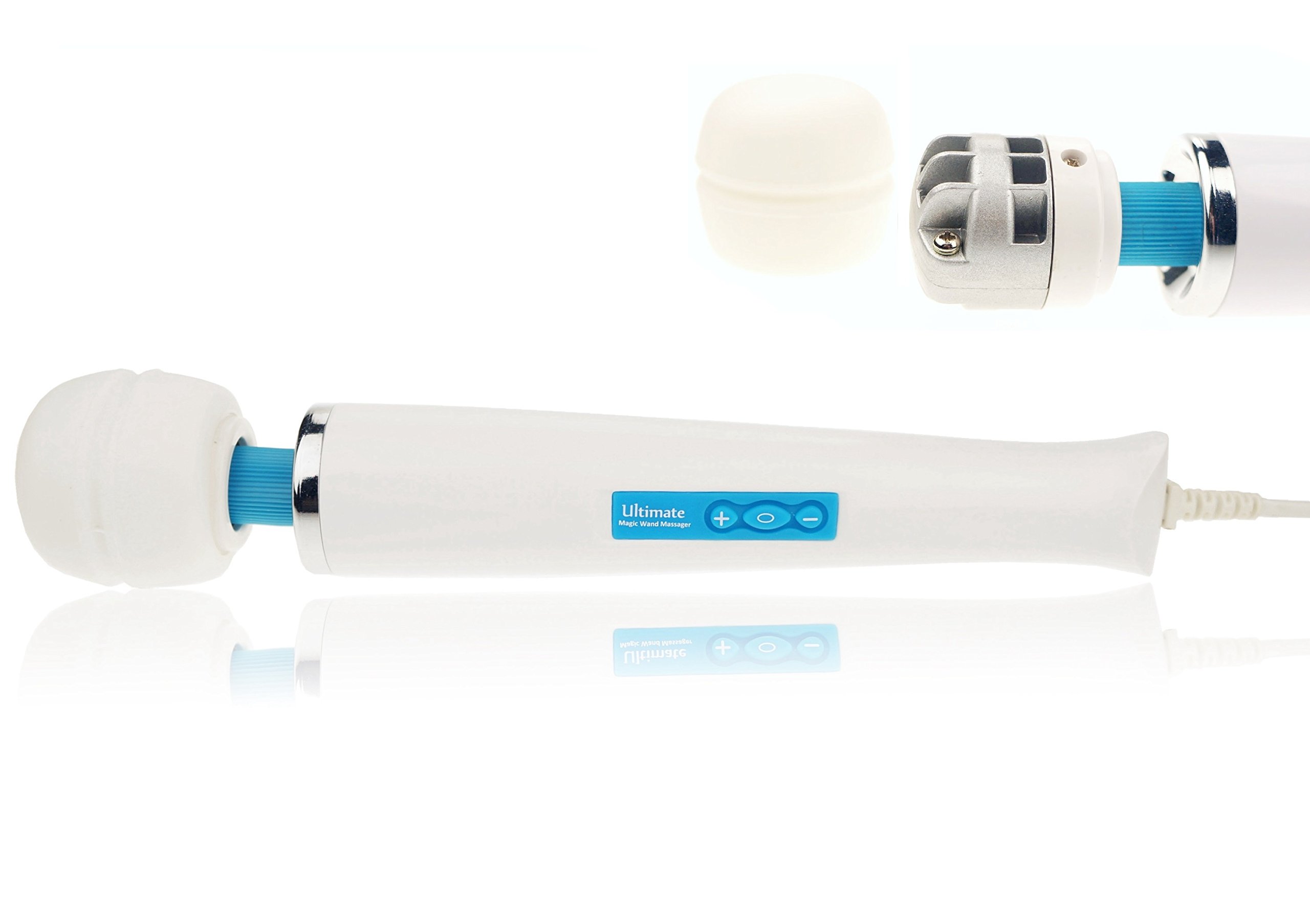 Ultimate Magic Wand Massagestab 2.0 mit Metallkopf, die neue Generation, extrem starke Vibration