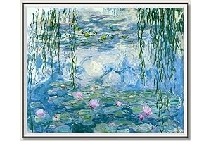 NIHO-JIUMA Monet's Waterlily Modern Paint by Numbers for Adults Kit