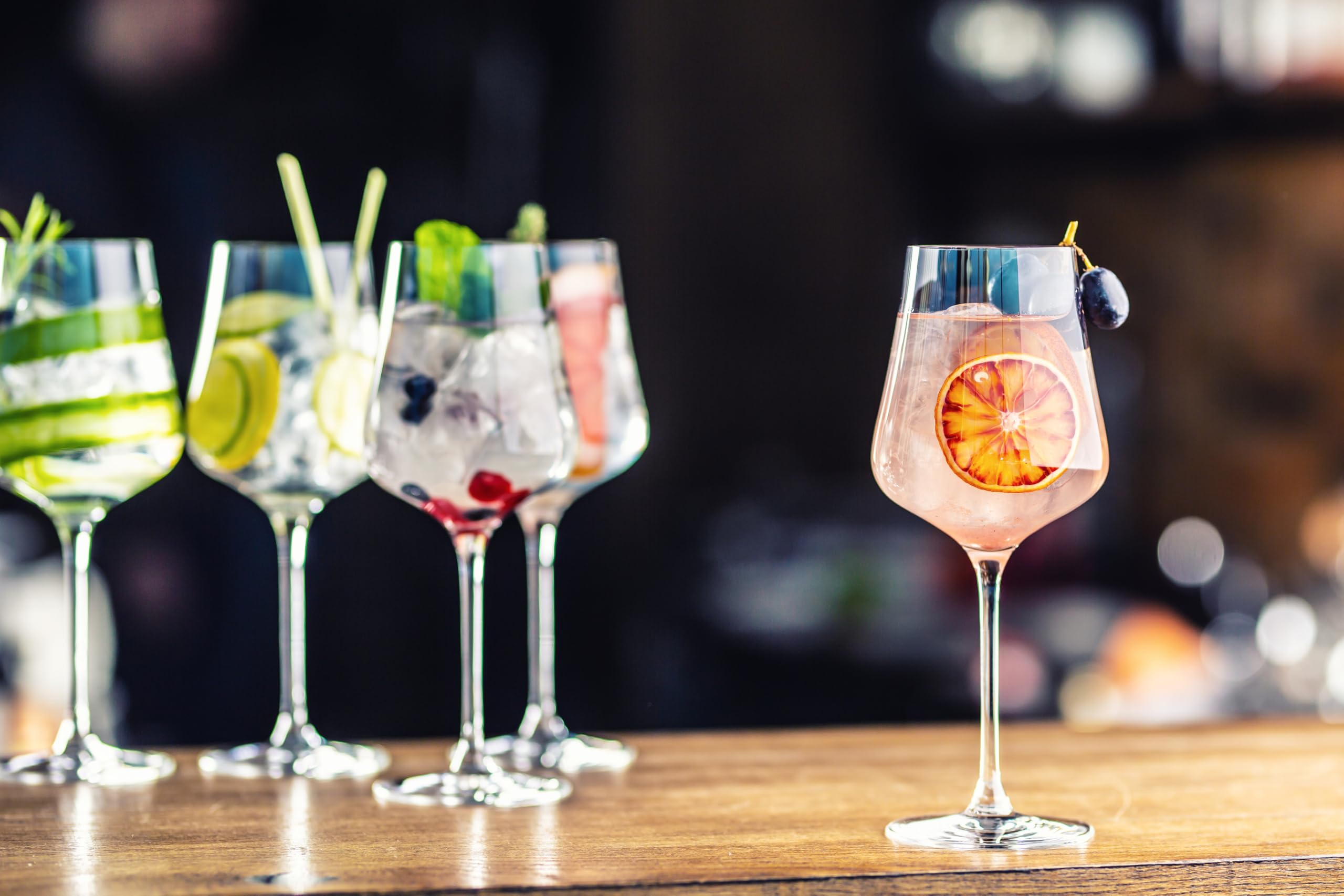 Topkapi 250.905 Gin Momento Lot de 6 Verres à gin Tonic Ballon de la série Bar & Lounge 630 ML XL