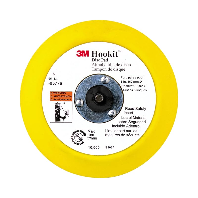 Suporte para Disco Abrasivo 3M Hookit 05776, 15,2 cm, Rosca 5/16-24
