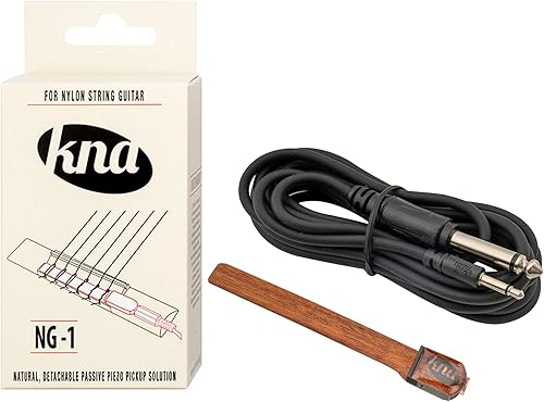 Miniatura 1 de KNA NG-1 Pastilla piezoeléctrica portátil para guitarra clásica de cuerda de nylon