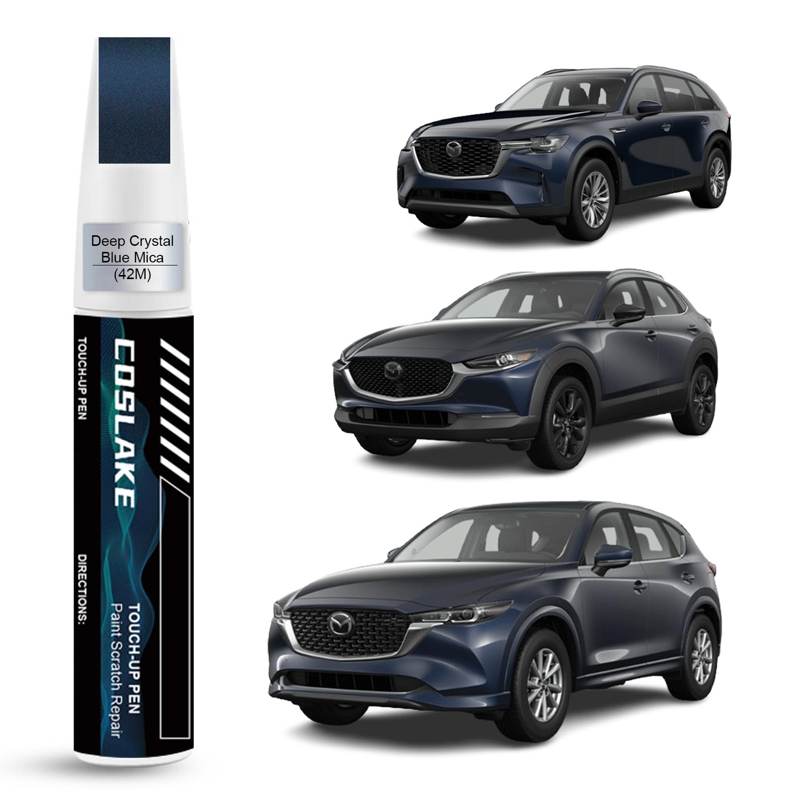 Amazon.com: COSLAKE Car Touch Up Paint(Deep Crystal Blue Mica(42M