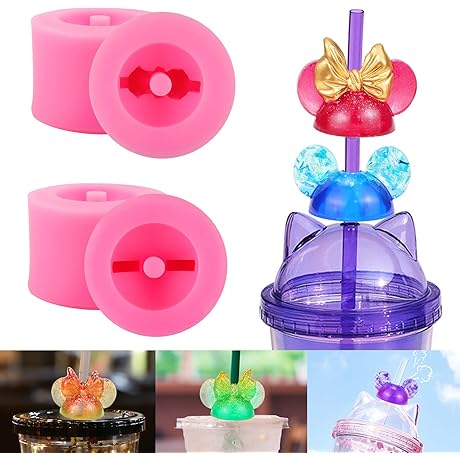 Palksky Mouse Straw Topper Resin Mold