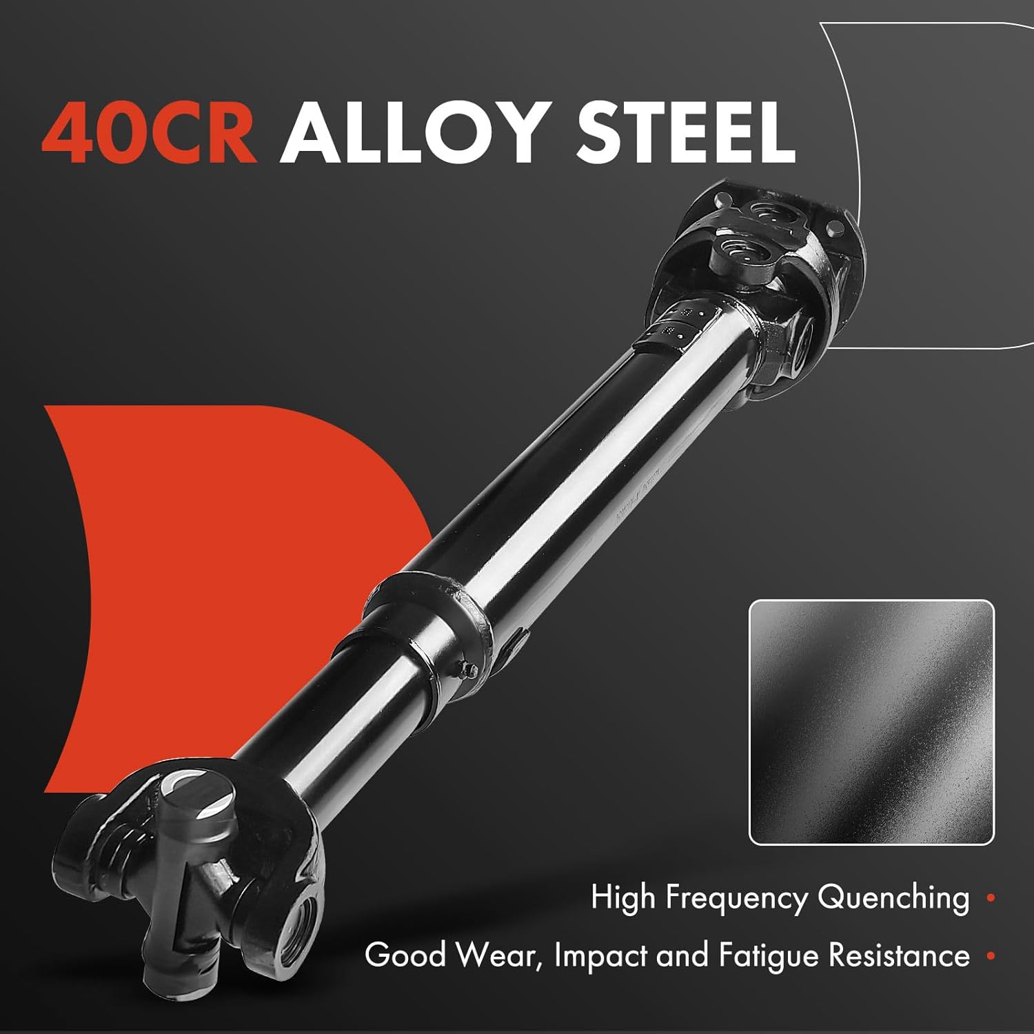 A-Premium Front Drive Shaft Prop Shaft Driveshaft Assembly Compatible with Dodge Ram 1500 1994-1998, Ram 2500 1996-1998, 5.2L 5.9L, Pickup, 47RE Automatic Trans, NV241LD Transfer Case, Replace# 659871