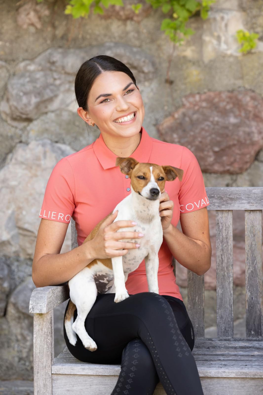 Covalliero - Damen Poloshirt – Sportliches Polo-Shirt mit Kragen – Kurzarm Sportshirt – atmungsaktives & leichtes Reitshirt – Reitbekleidung Größen