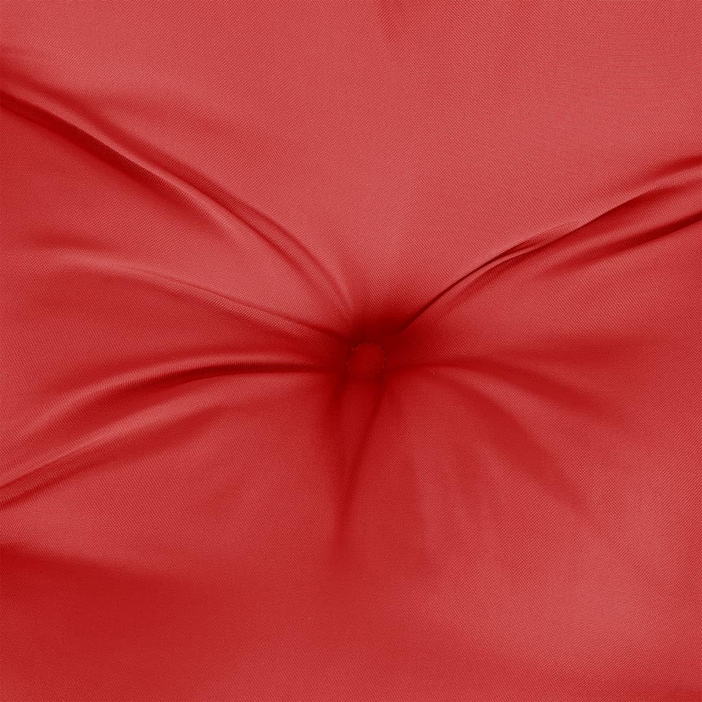 vidaXL Cojines de Silla de Jardín 6 uds, Almohadas para Sofá Asiento, Almohadillas para Muebles, Decoraciones para Patio, Tela Oxford Rojo