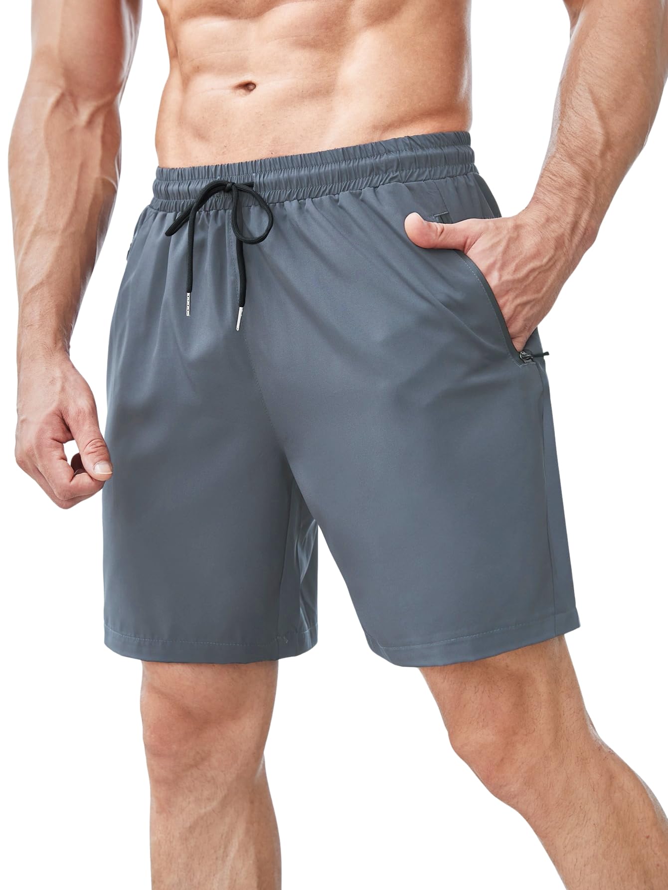 tagdo TAGDO® Men's Solid Colour Shorts | Shorts for Men | Gym Shorts (2051)-picture-17