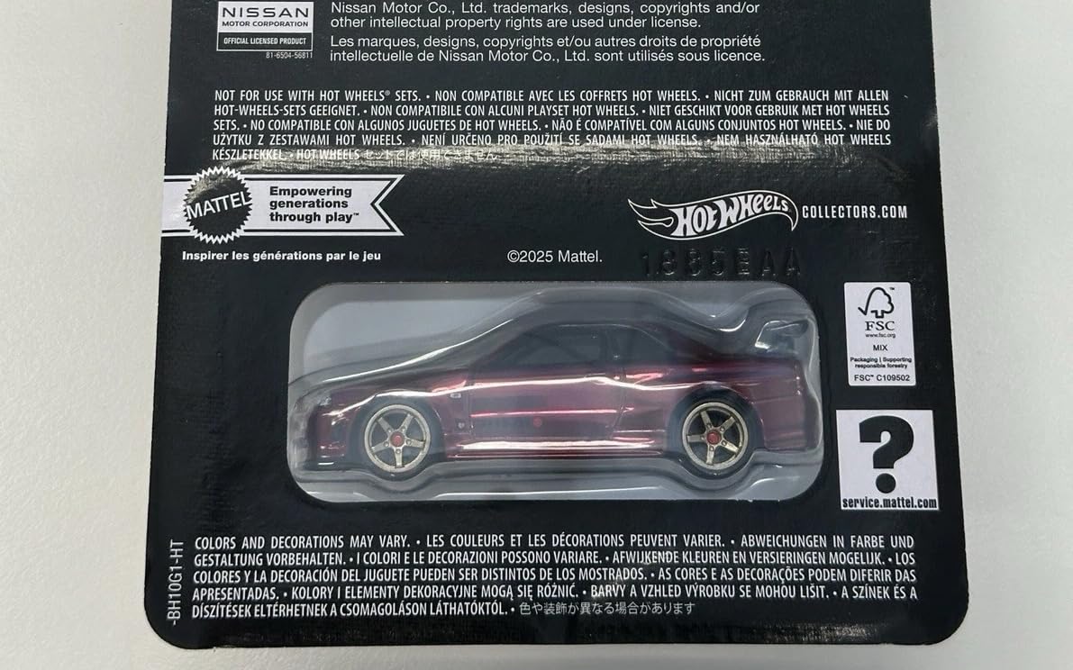 Hot Wheels Nissan Skyline GT-R (BNR34) RLC Exclusive Collectors