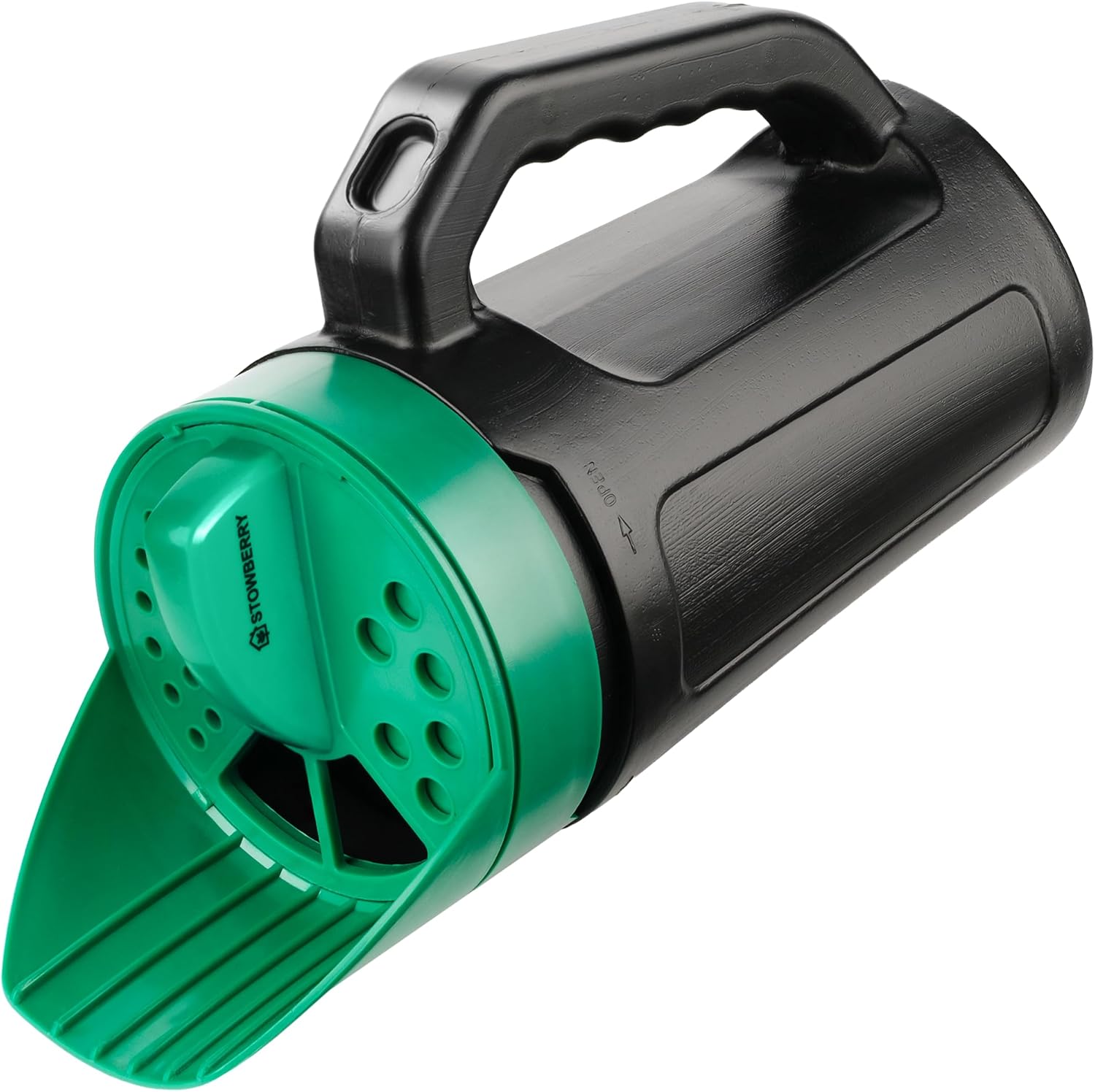 Distribuidor de Semillas portátil con dial Ajustable: Distribuidor Multiusos de Sal, Fertilizantes y Semillas de césped para el Cuidado del césped y la descongelación del Hielo.