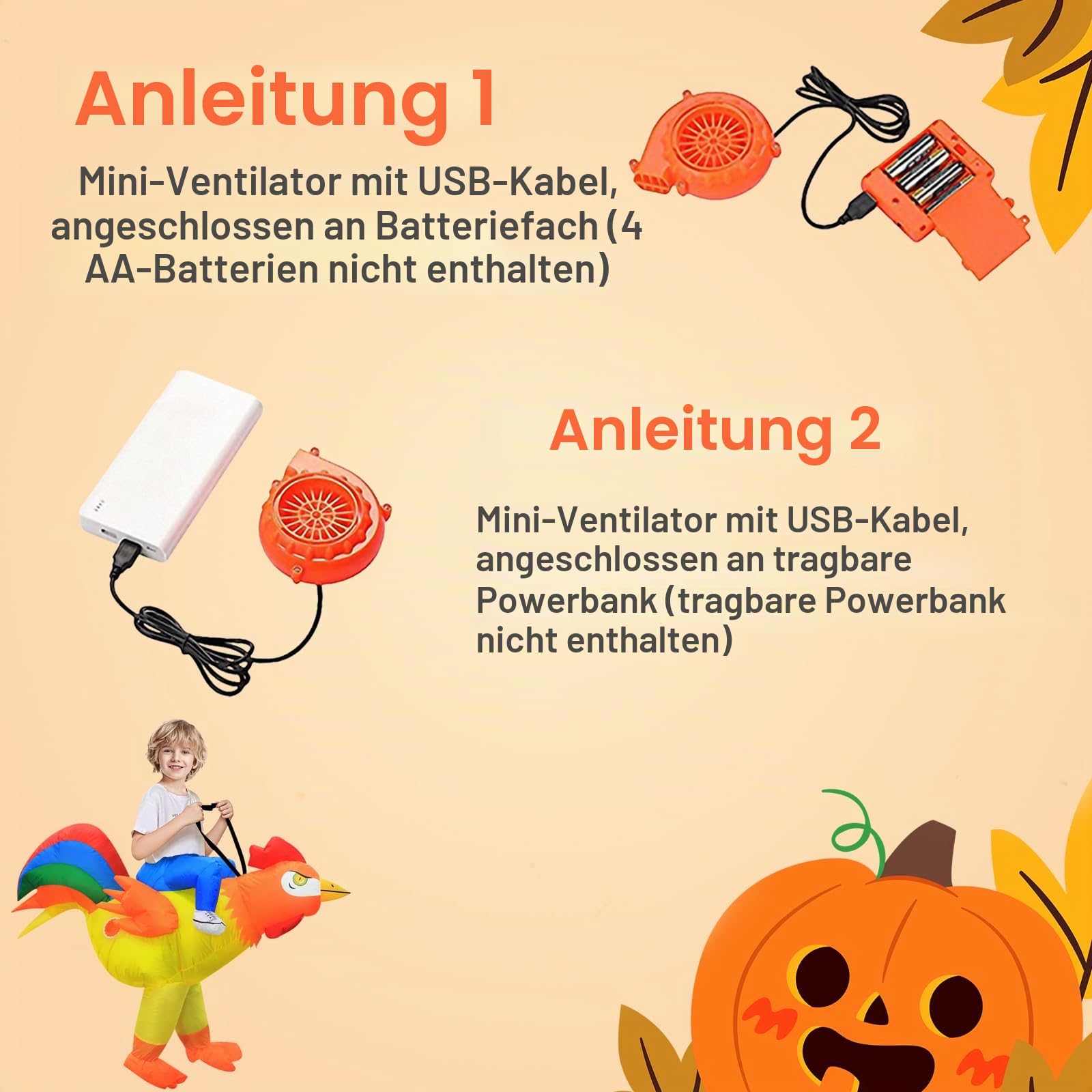 Aufblasbare Huhn Hahn Kostüm für Erwachsene Kinder, Halloween Hühner Blow Up Ride-on Huhn Kostüme ür Männer Frauen, lustige Kostümparty Kostüme