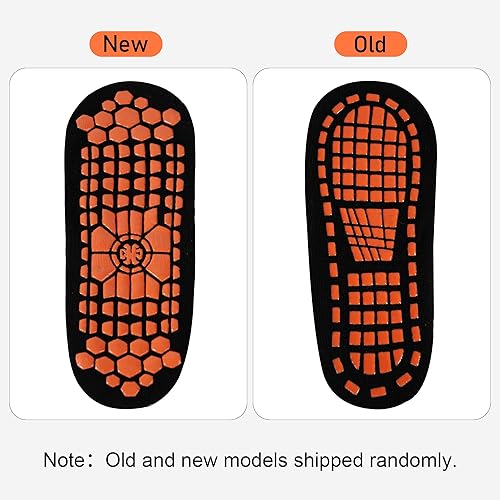 Miniatura 4 de GRPSKCOS Calcetines antideslizantes para hombre, calcetines de casa con empuñaduras, 3 pares antideslizantes para yoga, pilates, azulejos, pisos de